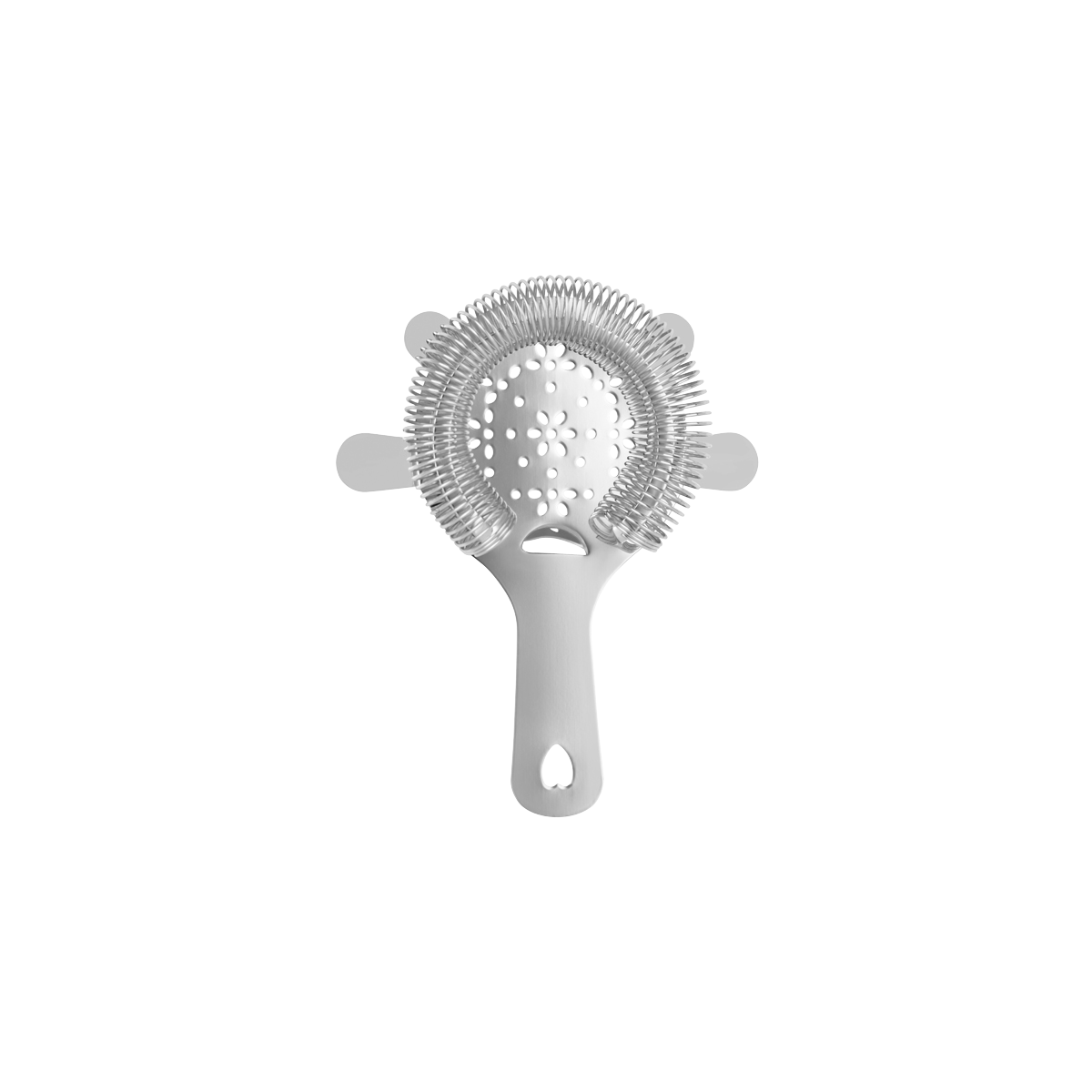 Z0300 Tomkin 4 Prong Hawthorn Strainer with Flat Handle 110mm Stainless Steel Leisure Coast Hospitality & Packaging