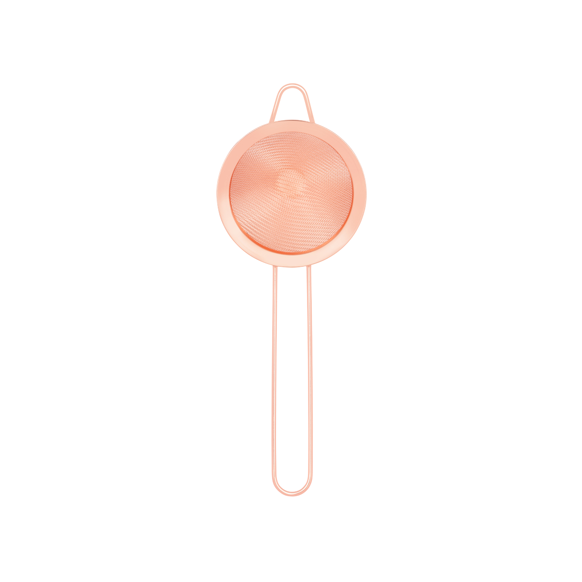 Z0362 Tomkin Snub Nose Mesh Strainer 85mm Rose Gold Leisure Coast Hospitality & Packaging