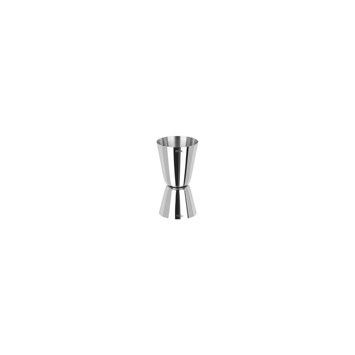 Z0580 Tomkin Classic Style Jigger 15/30ml Stainless Steel Leisure Coast Hospitality & Packaging