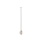 Z0641 Tomkin Tail Disk Bar Spoon with Muddler 300mm Stainless Steel Leisure Coast Hospitality & Packaging