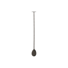 Z0645 Tomkin Tail Disk Bar Spoon with Muddler 300mm Gunmetal Leisure Coast Hospitality & Packaging