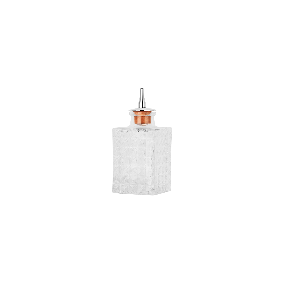 Z0904 Tomkin Square Bitter Bottle 90ml Glass with Mirror Lid Leisure Coast Hospitality & Packaging