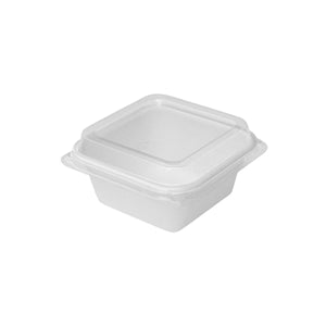 TR07B PacTrading Sugarcane Trays95x95x43mm Leisure Coast Hospitality Environmentally Friendly Disposable Takeaway Food Packaging