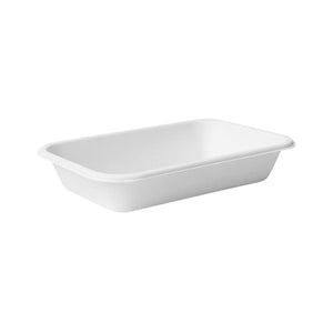 TR12B PacTrading Sugarcane Tray 180x120x25mm Leisure Coast Hospitality Environmentally Friendly Disposable Takeaway Food Packaging