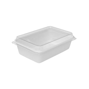 TR18B PacTrading Sugarcane Tray 175x120x45mm Leisure Coast Hospitality Environmentally Friendly Disposable Takeaway Food Packaging